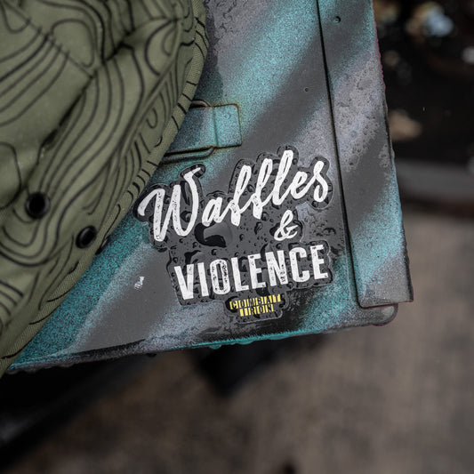 Waffles & Violence Decal