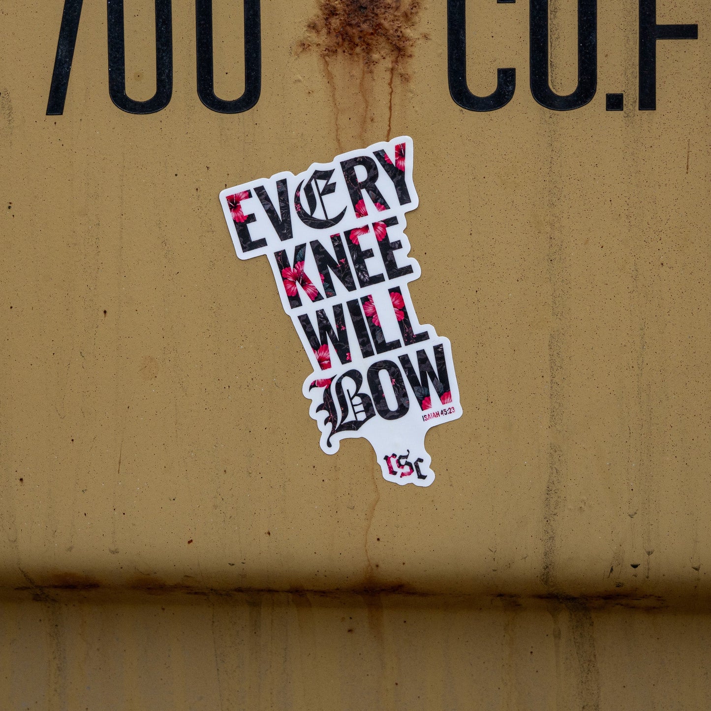 Every Knee Will Bow Decal