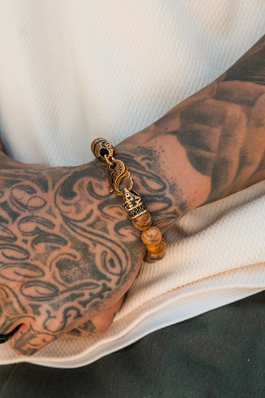 Desert Storm Gemstone GOLD Ed. Bracelet