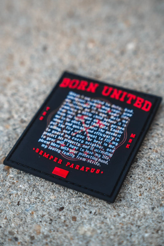 Fireman's Prayer PVC Patch