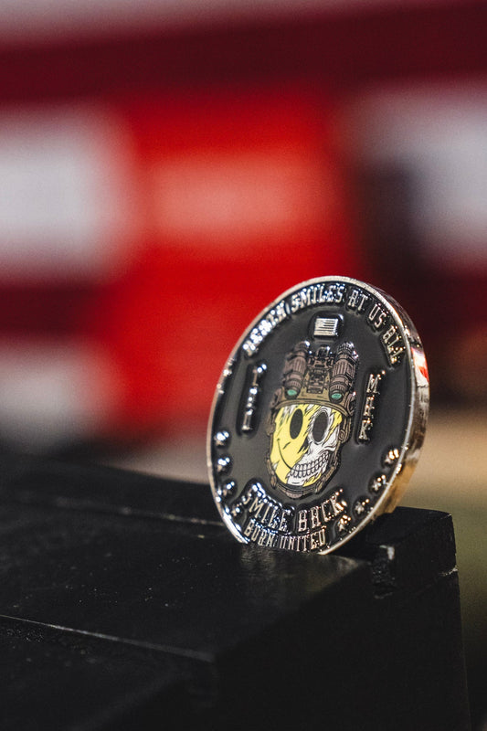 Smile Back Challenge Coin