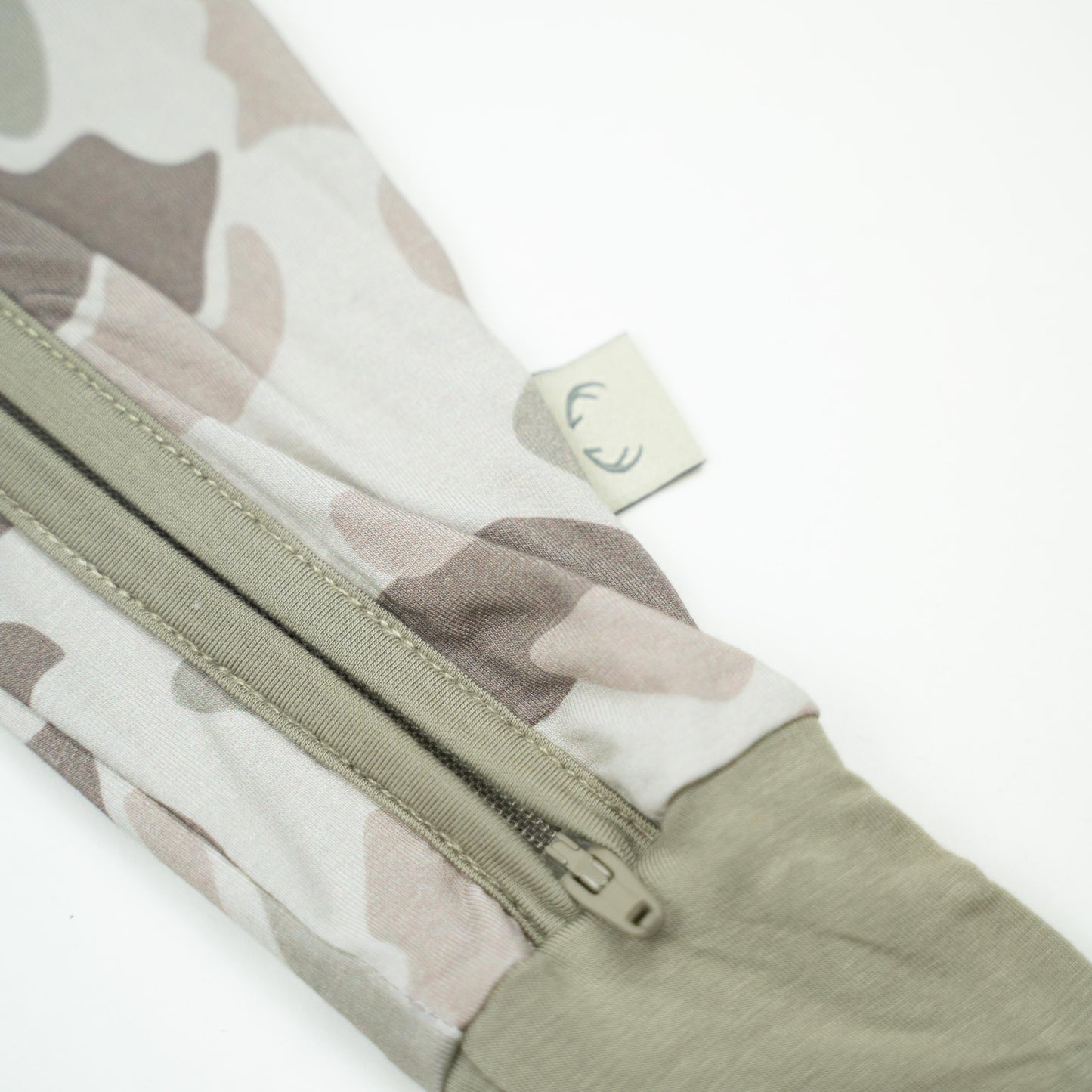 "Button Buck Camo" Baby Zippy