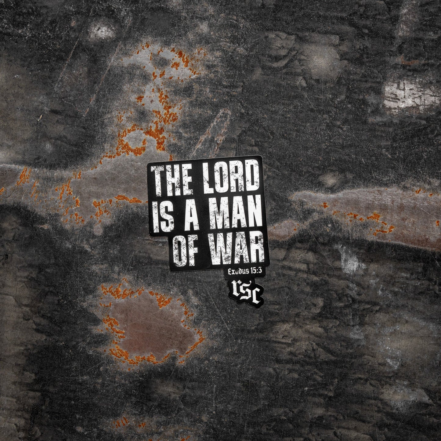 The Lord Is A Man Of War Decal