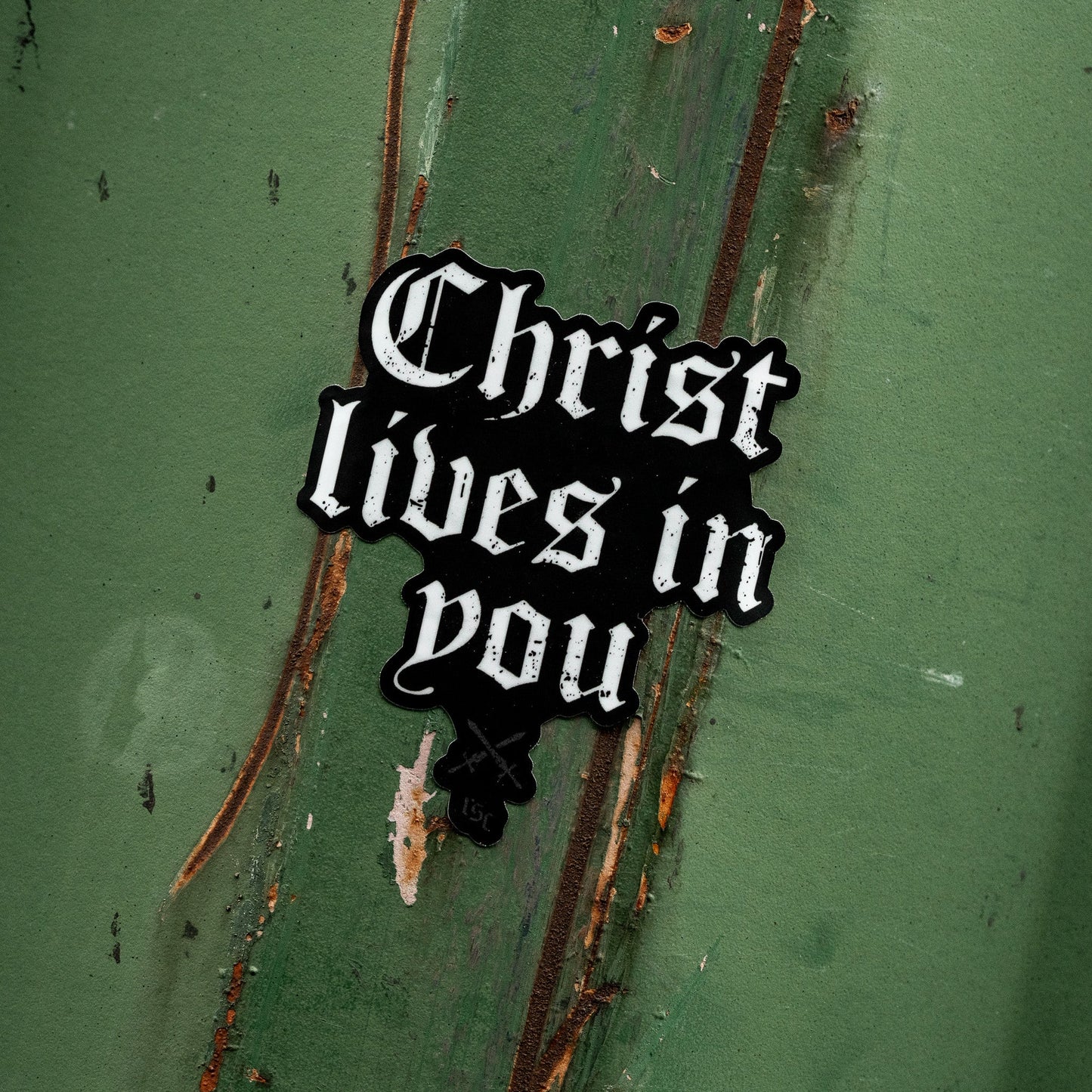 Christ Lives In You Decal