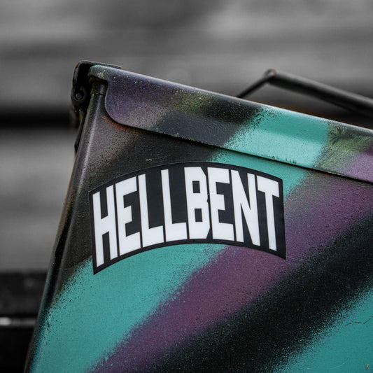 Hellbent Arched Decal