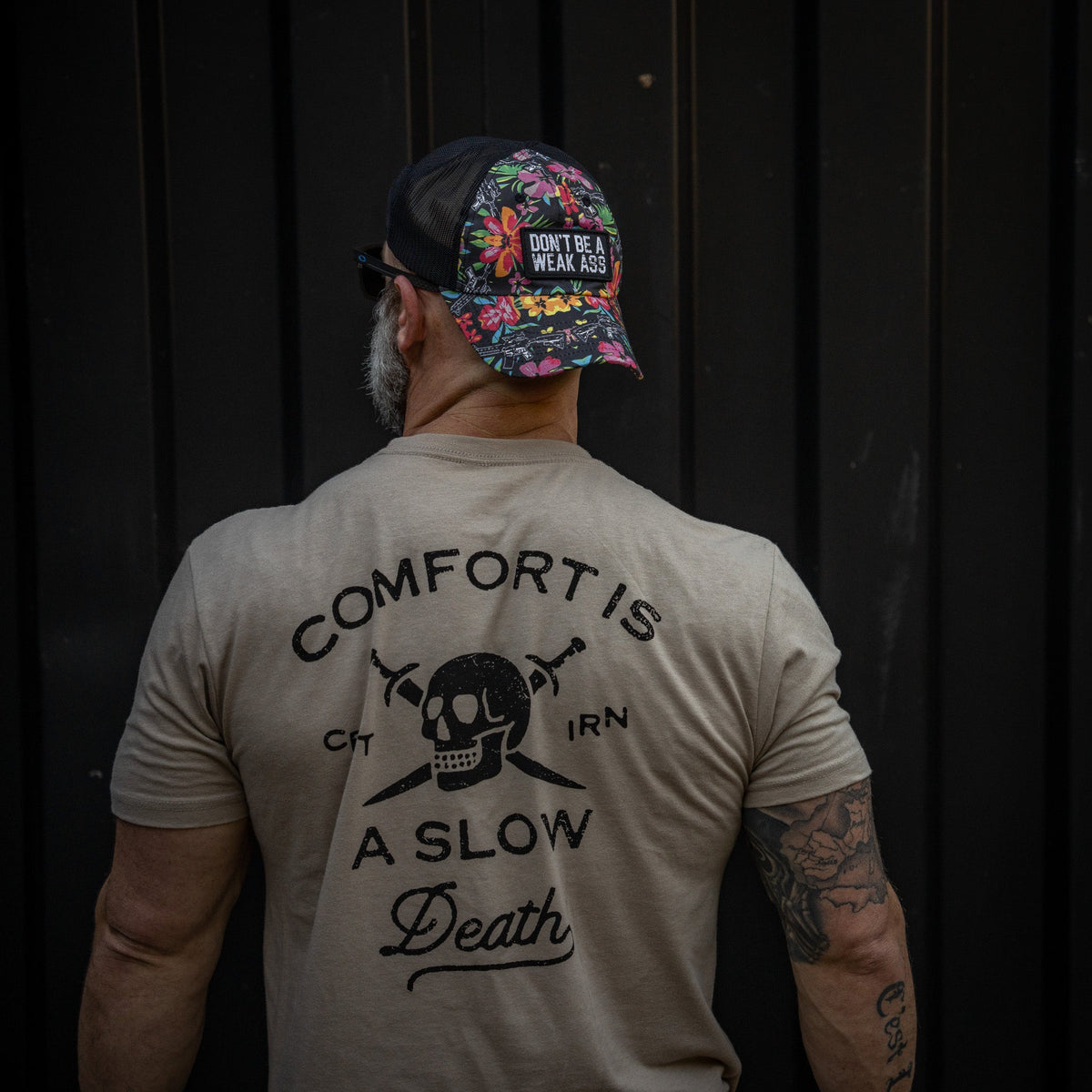 Don't Be A Weak Ass Patch Tactical Ripstop Mesh Snapback Hat