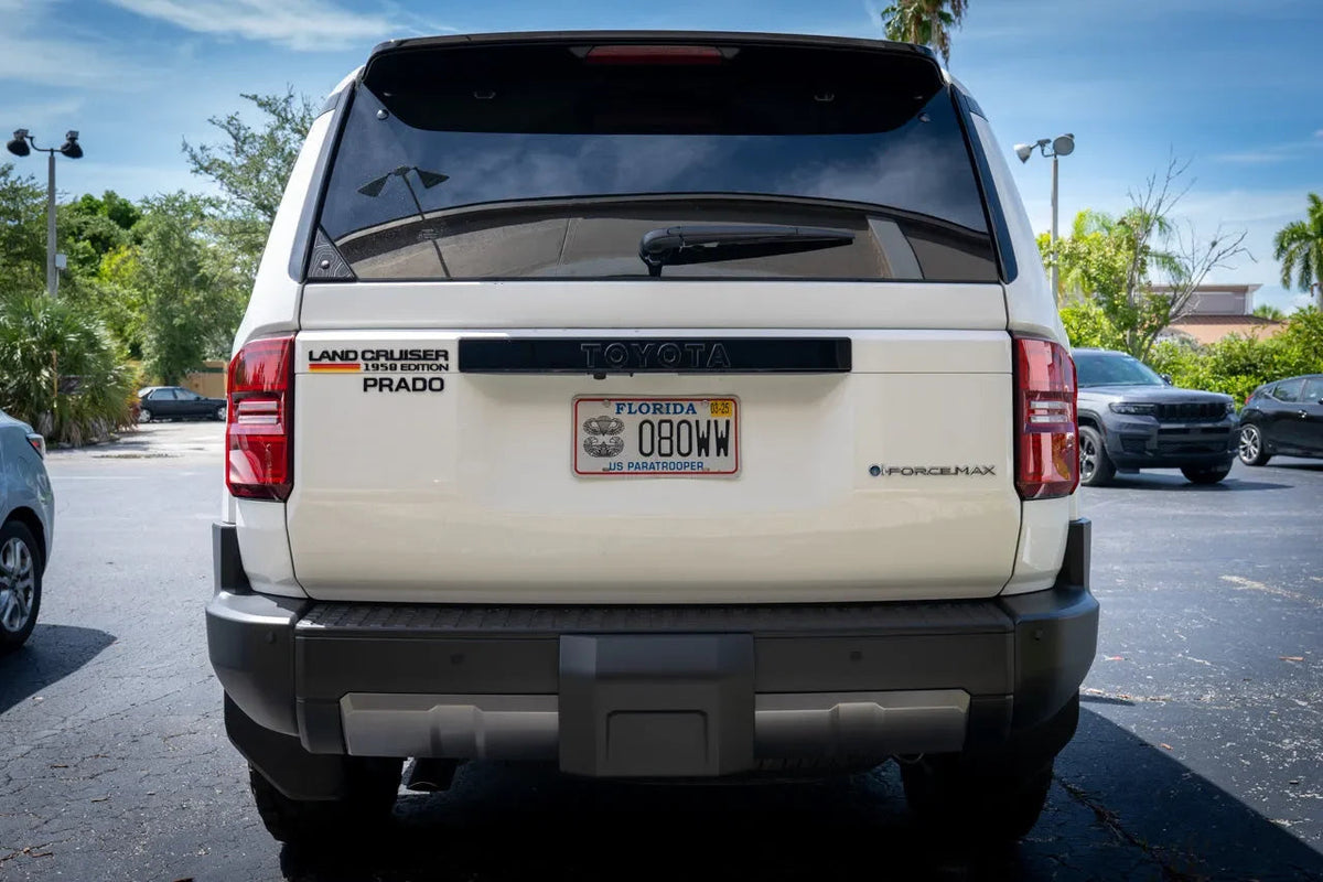 1958 Edition LC250 Acrylic Laser Series Tailgate Badge - 2024+ Land Cruiser