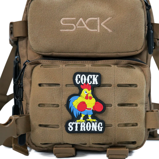Cock Strong Boxing Chicken Pvc Patch