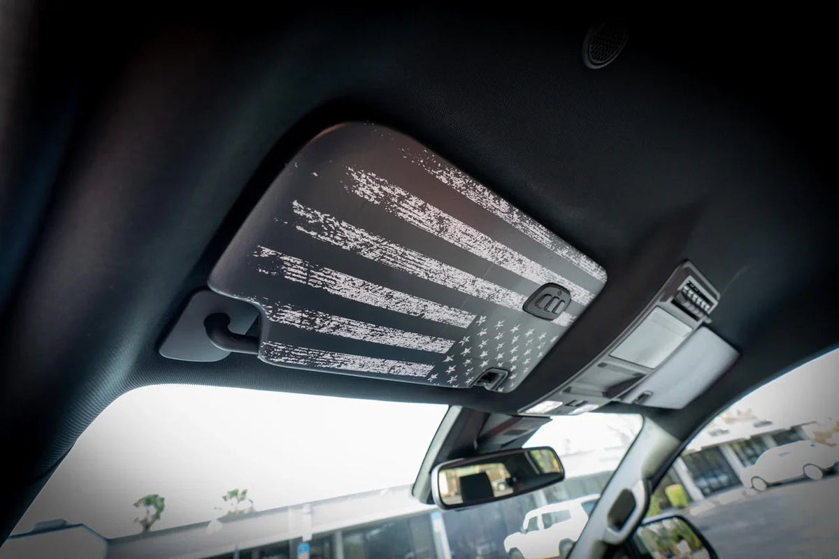 Freedom Series Sun Visor Overlays (Printed Series) - 2024+ Ranger Raptor (with Homelink)