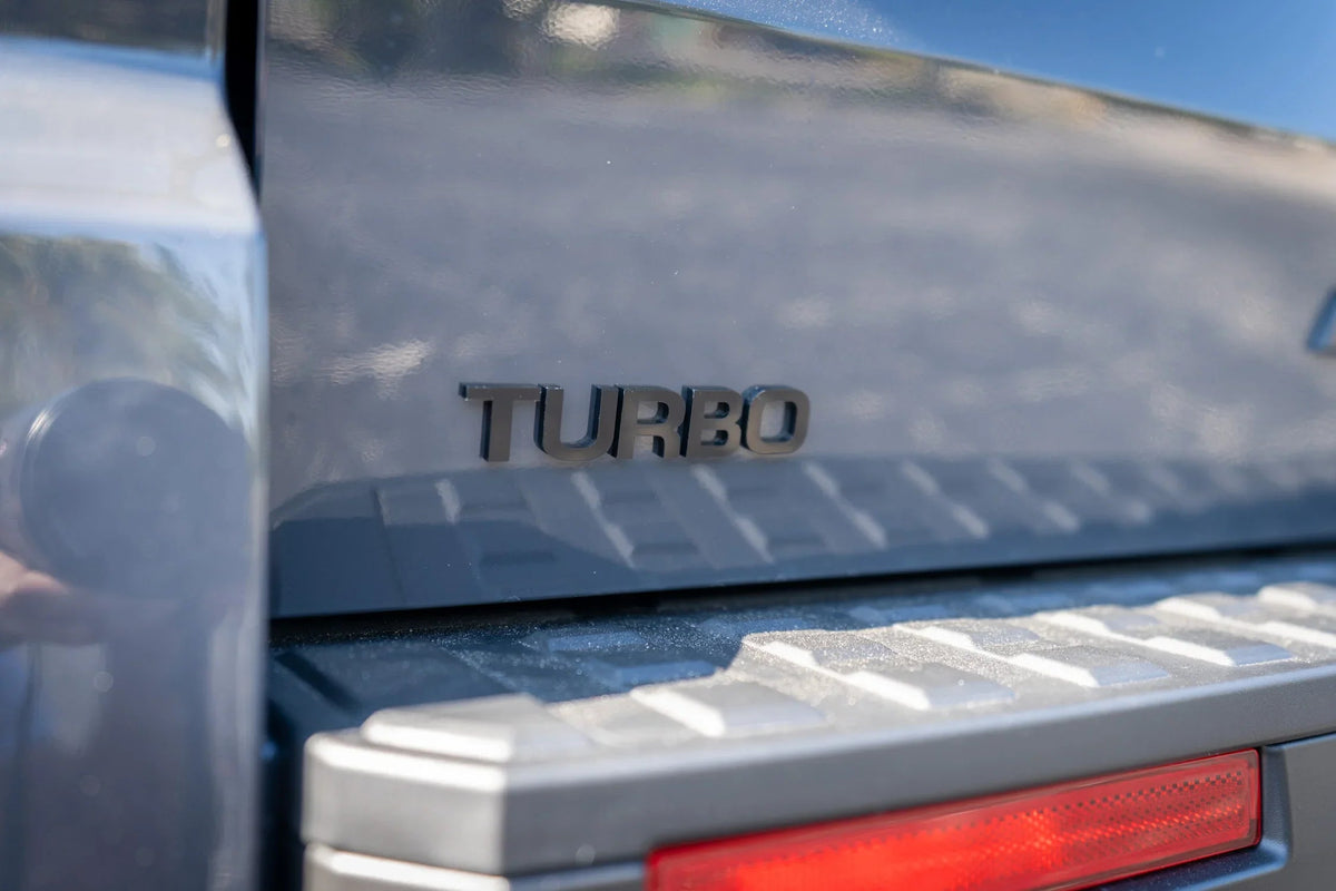 TURBO Acrylic Laser Series Tailgate Badge - 2024+ Land Cruiser / Tacoma / 2025+ 4Runner