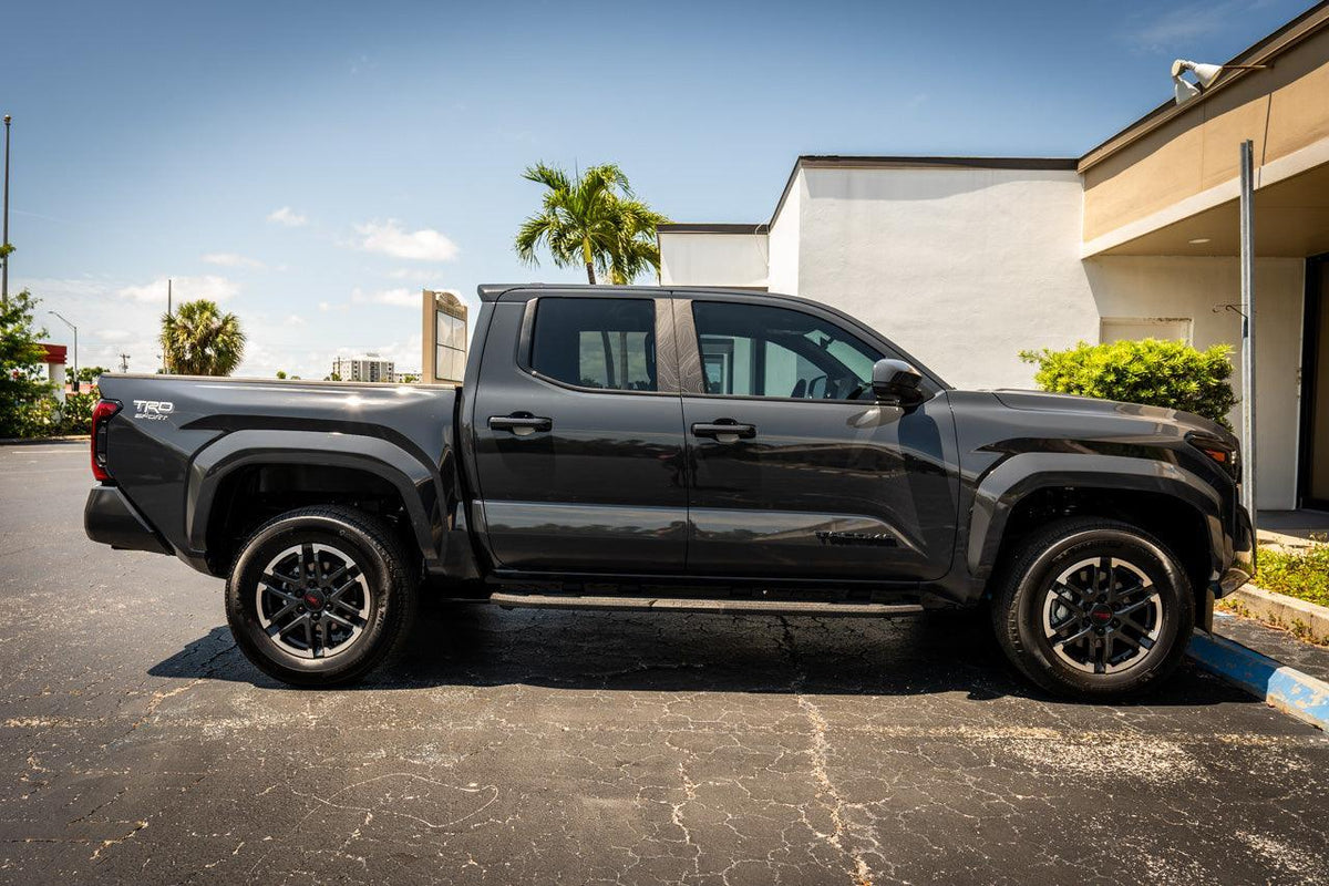 Topographic B Pillar Overlays - 2024+ Tacoma Double Cab / 2025+ 4Runner