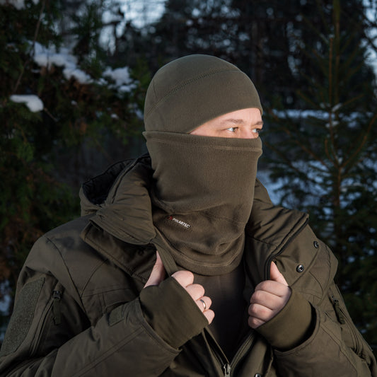 M-Tac Anatomical Neck Gaiter with Drawcord Polartec