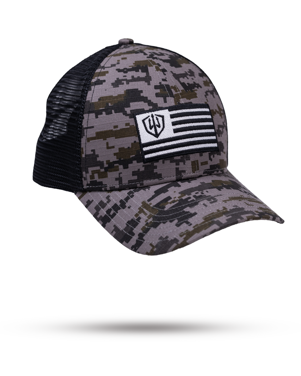 Camo Flag Trucker