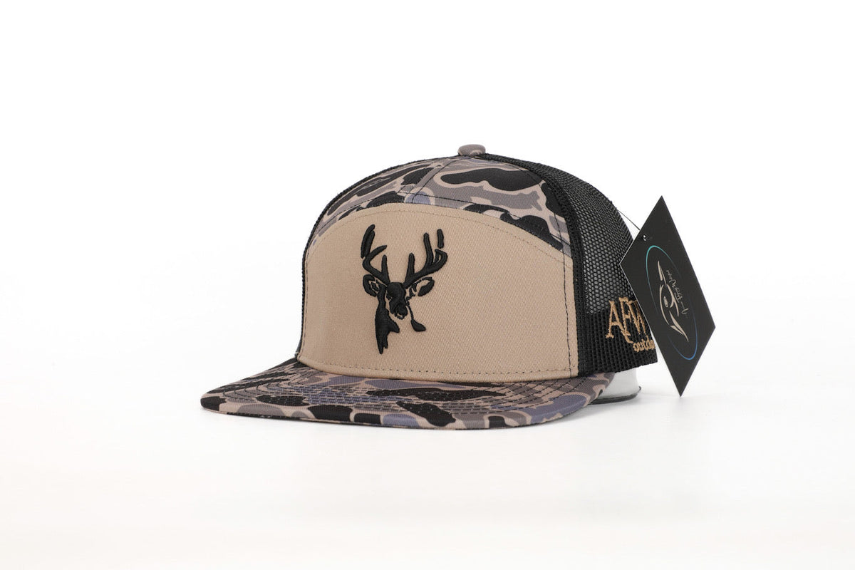 Youth 7 Panel Hardwoods-II 3 D Puff Buck w/ Black Mesh