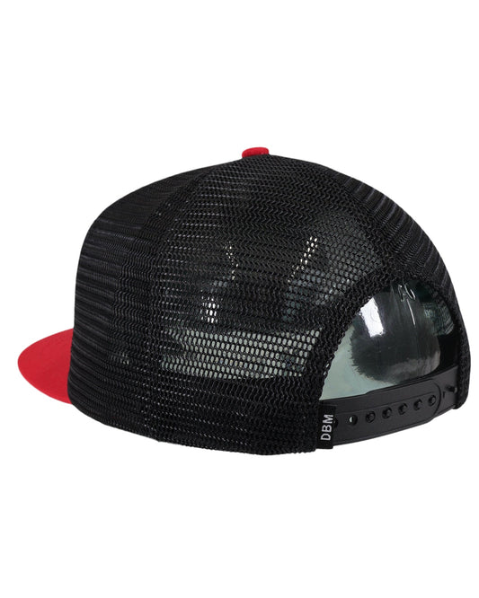 Red Classic Trucker "F The Past" Patch Hat