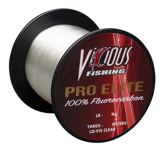 Vicious Pro Elite 100% Japanese Fluorocarbon - 20 LB Test