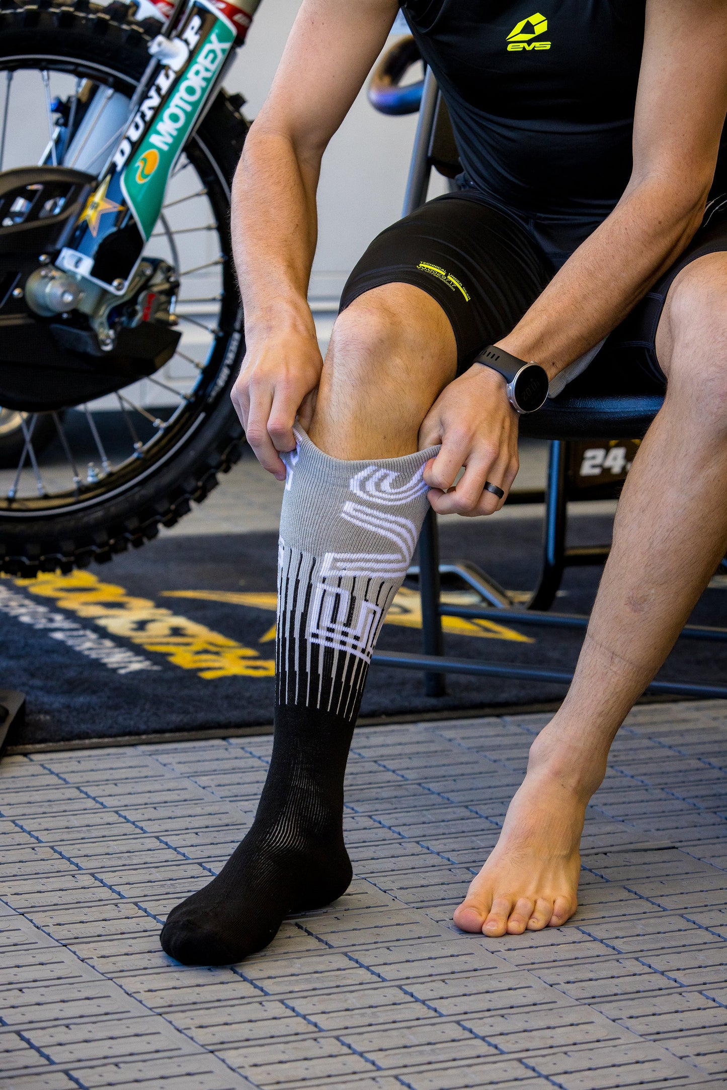 Torino Socks - Black/Grey