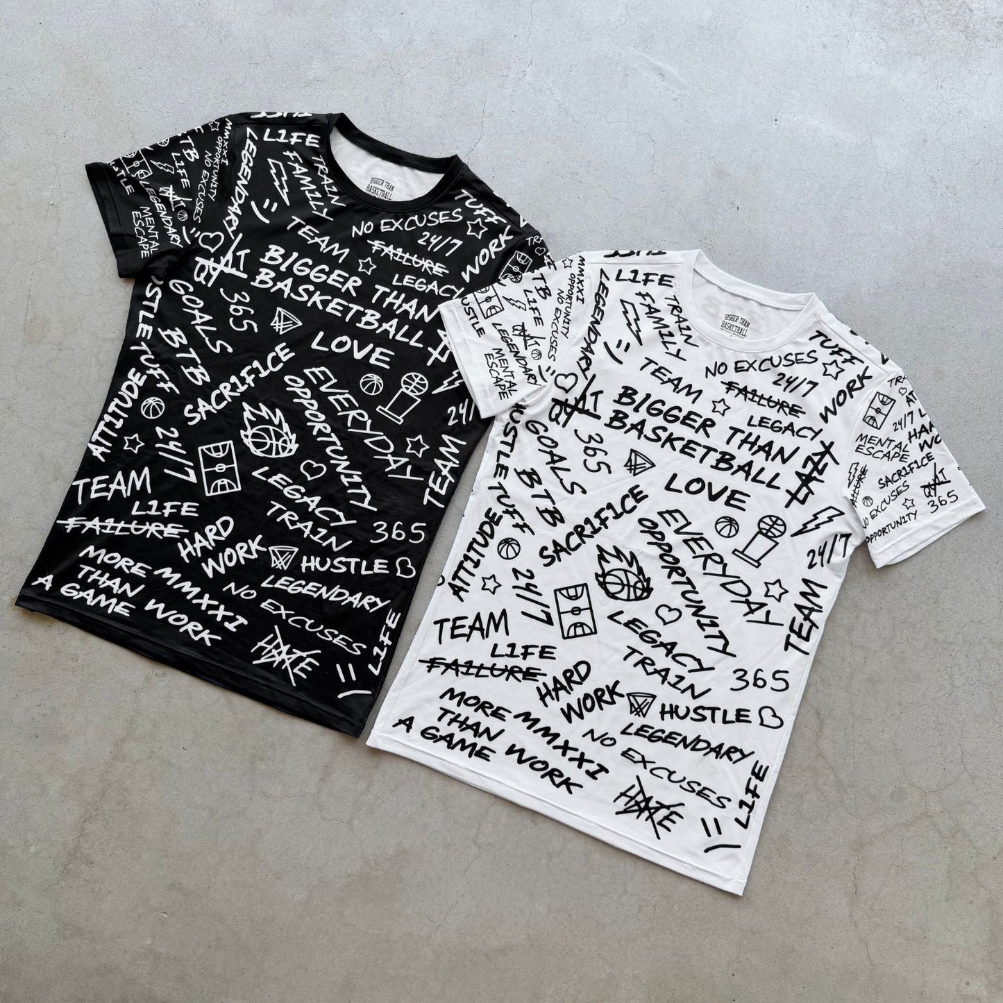 Emotions - Performance Compression T-Shirt - Black