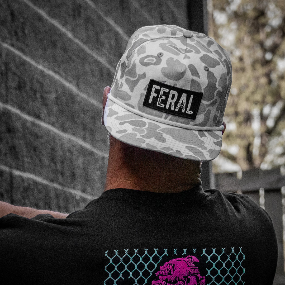 Feral Patch Flatbill Snapback Hat