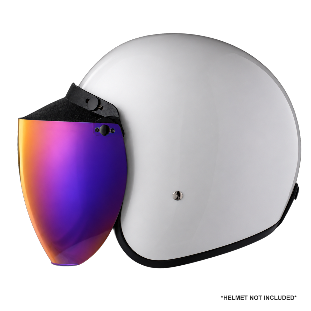 Flip Up Visor- Rainbow