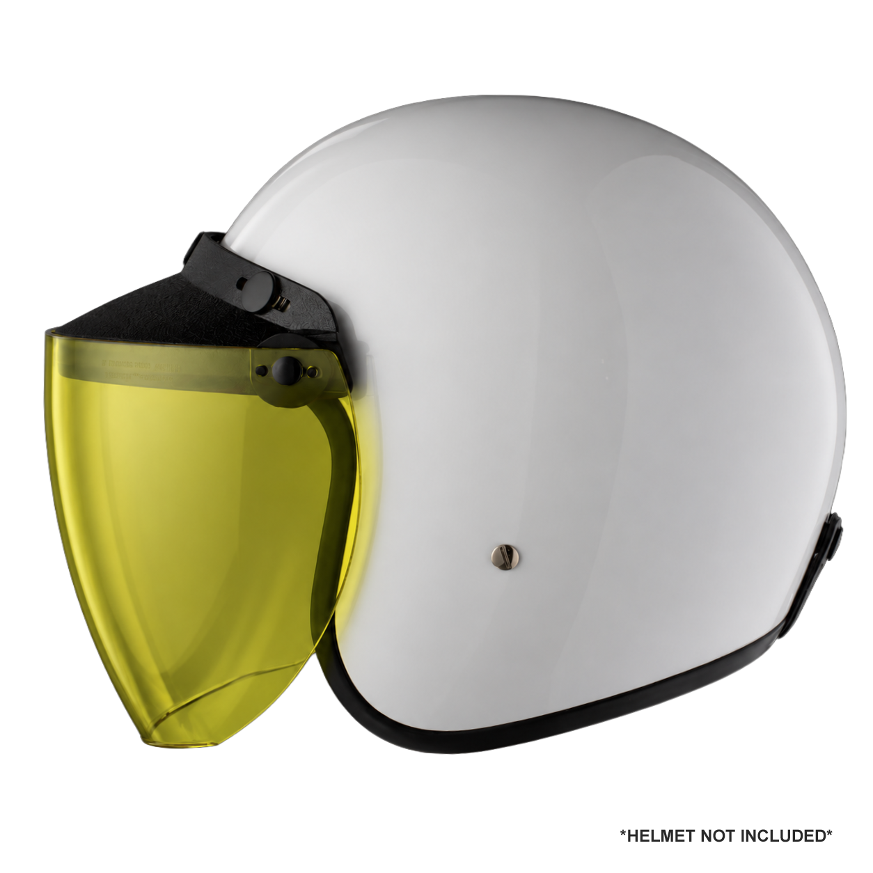 Flip Up Visor- Yellow