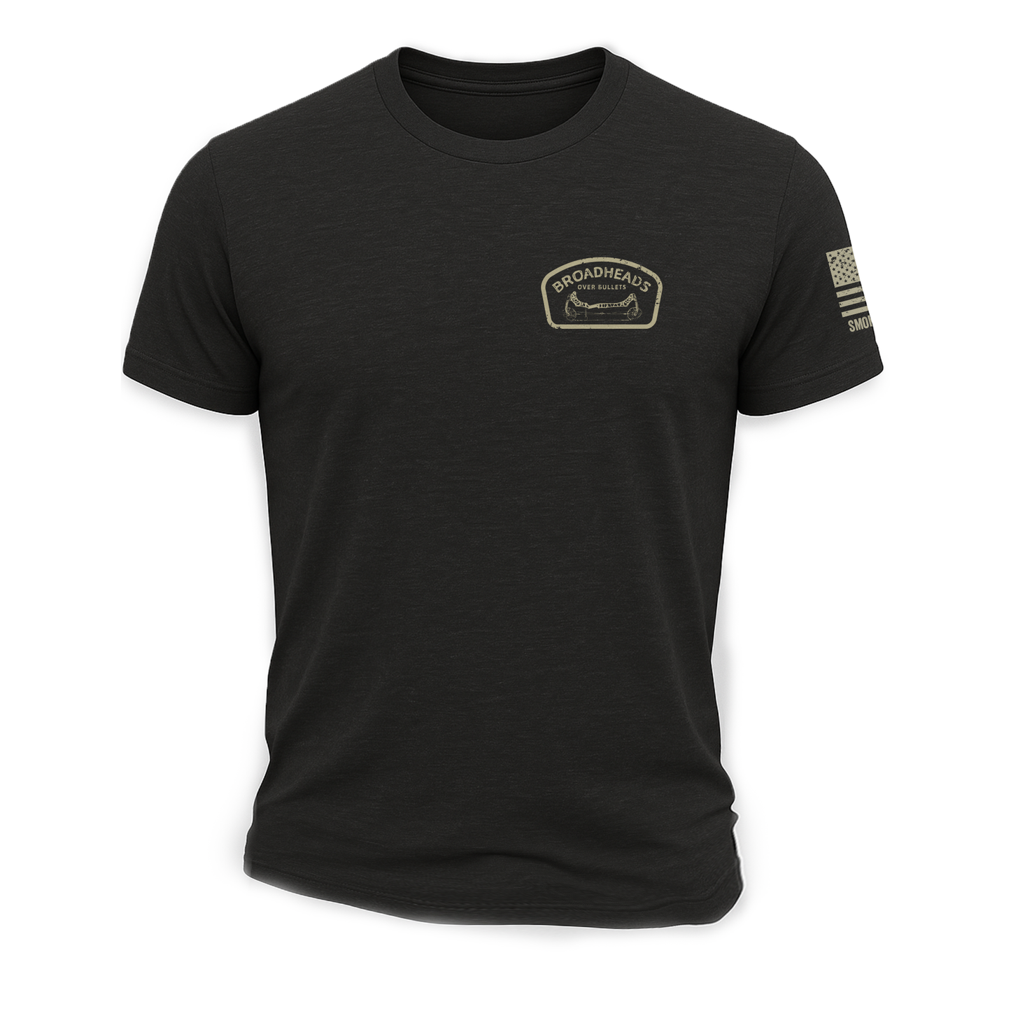 "Broadheads Over Bullets" Tee - Black