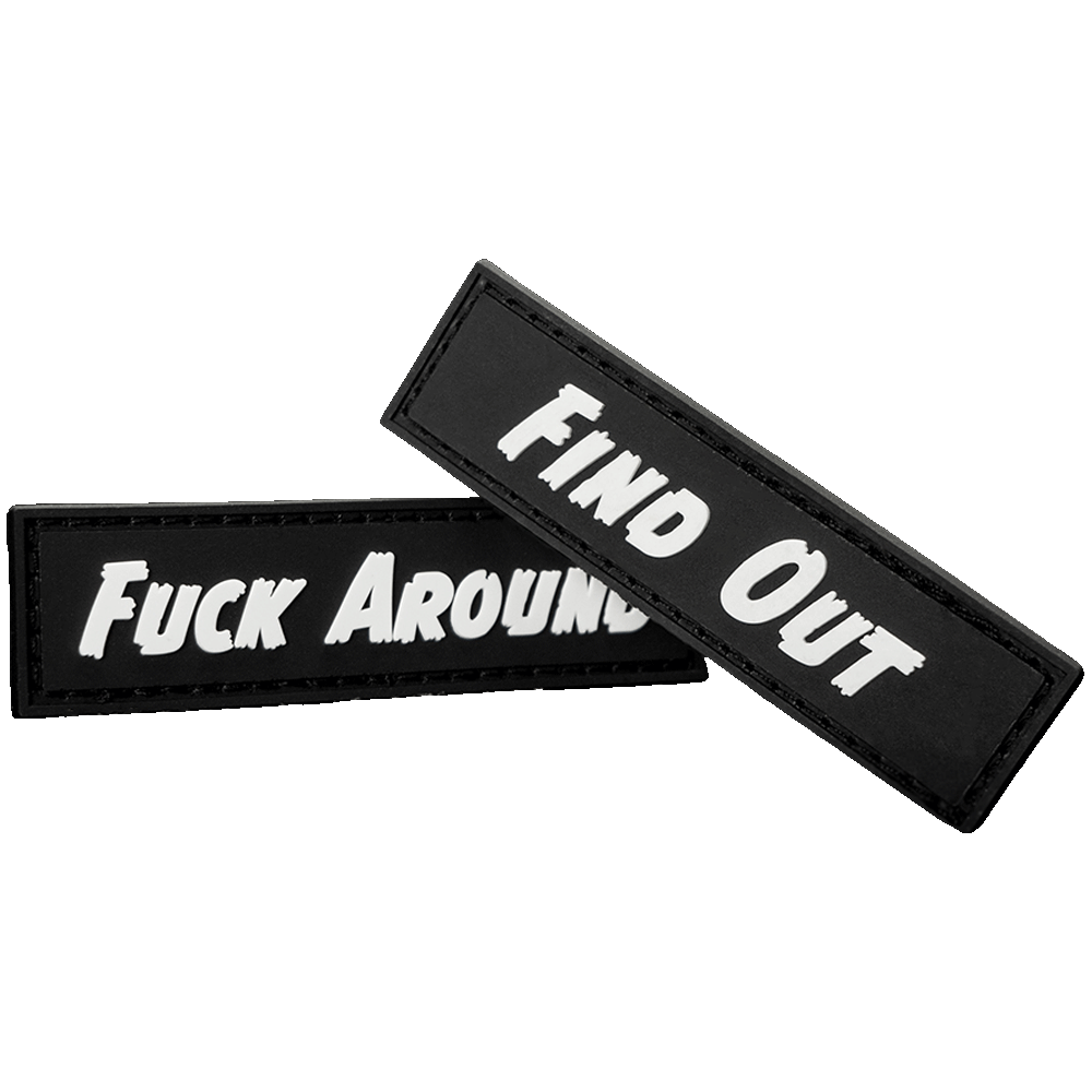F-ck Around, Find Out - Patch Set - BLACK