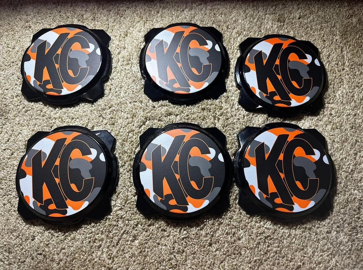 KC HiLITES Pro6 / Titan Gravity Light Cover Overlays - Universal