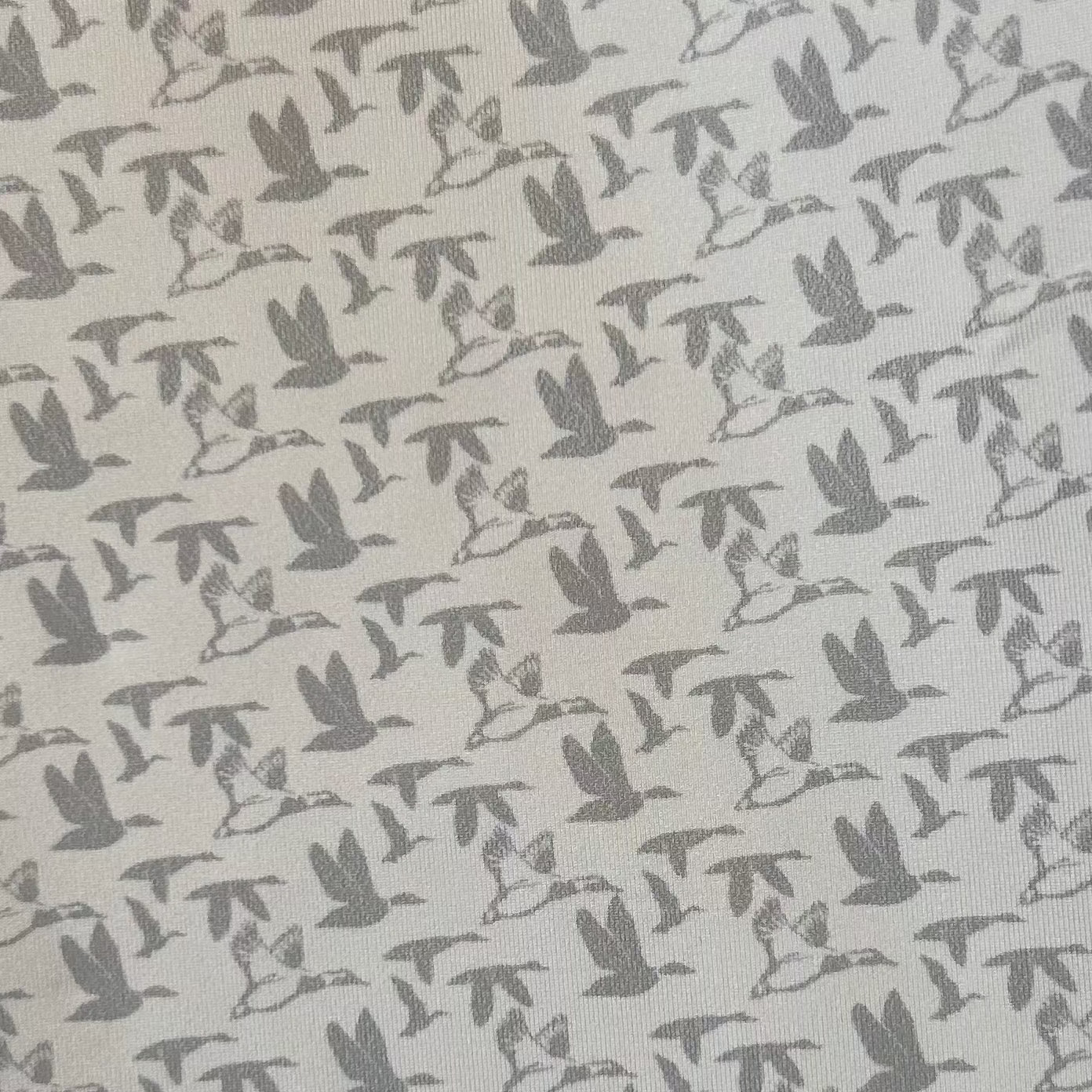 AFW White with Grey Flying Ducks Polo