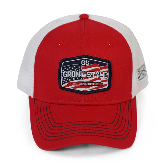 Grunt Style - Old Glory Patch Hat - Red