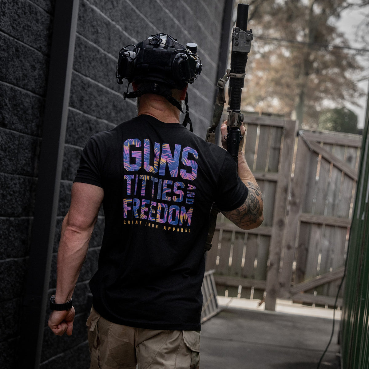 Guns, Titties And Freedom Men's T-Shirt