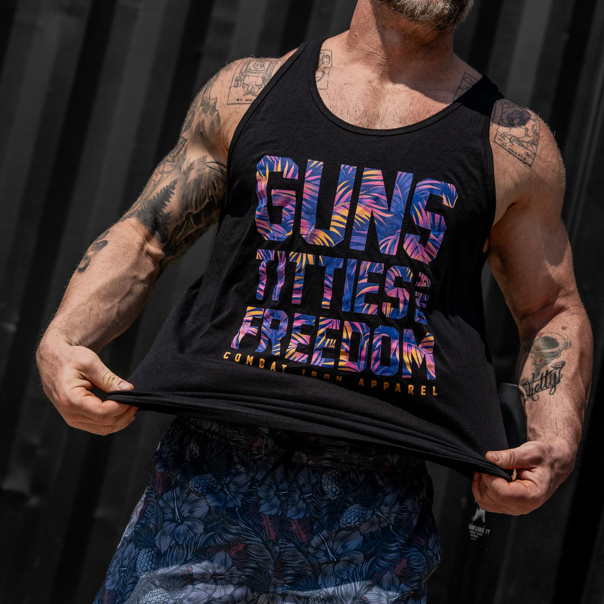 Guns, Titties, Freedom Men's Tank