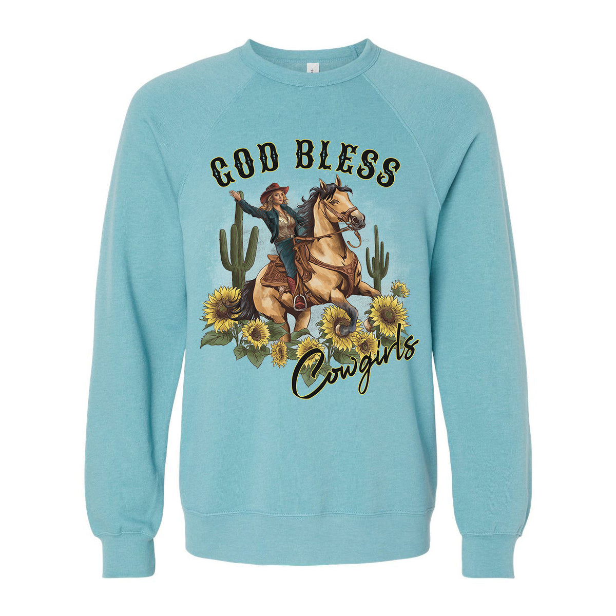 God Bless Cowgirls Crew Sweatshirt by Bourbon Cowgirl
