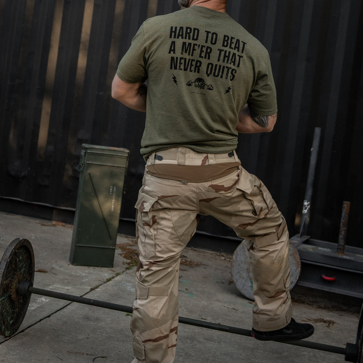 Hard To Beat A Mf'er That Never Quits Men's T-Shirt