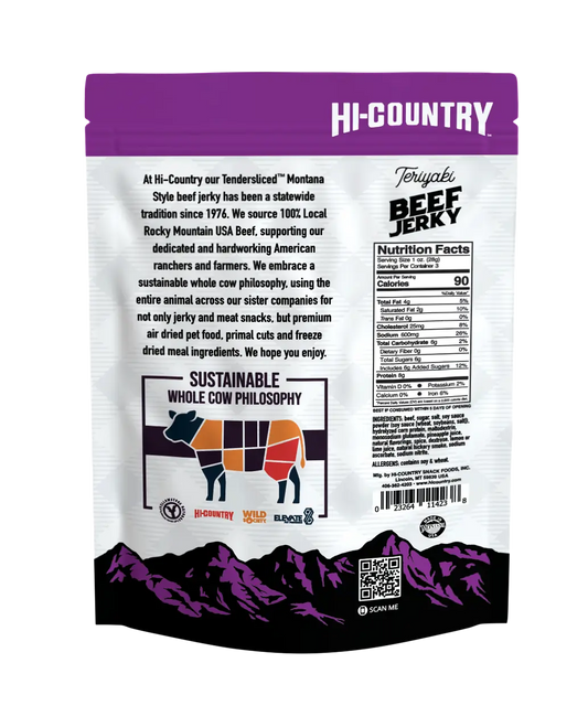 Teriyaki Infused Beef Jerky
