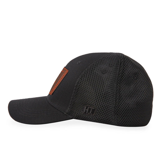 American Flag/HT Leather - Soft Mesh Hat