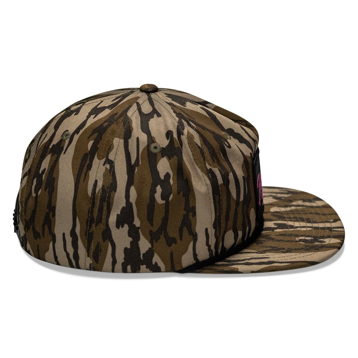 Retro Hoochie Daddy Script Patch Flatbill Snapback Hat