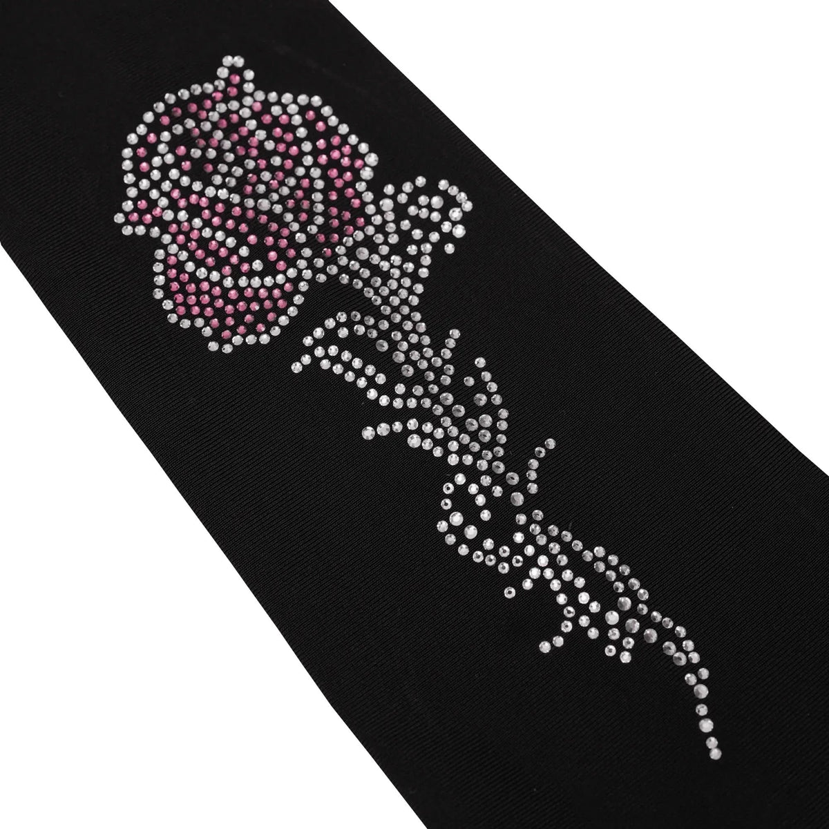 HRT-505 Sorelle Women's 10-Inch Rhinestone Rose Hair Tube
