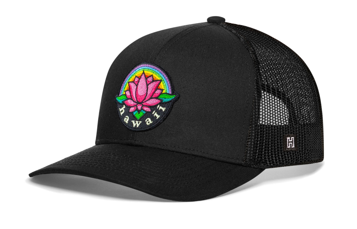 Hawaii Aloha Trucker Hat | Flower HI Snapback