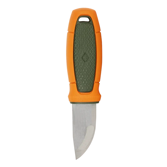 Mora Eldris Hunting with Belt loop Olive Green/Burnt Orange #14237