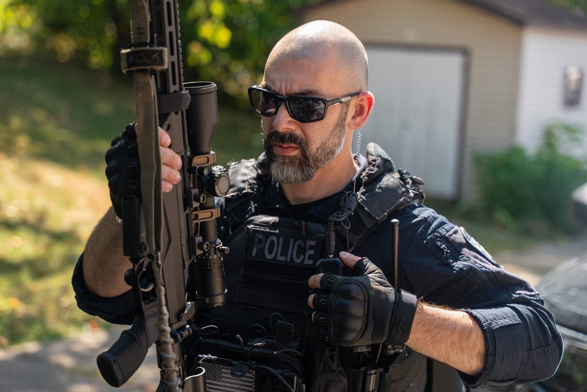 Tactical Mic / Invisible Tubeless Earpiece / Tactical PTT Kit w/ Quick Disconnect (Hirose) Adapter- Motorola: APX (Apex) Series, XPR Series, SRX2200, & More