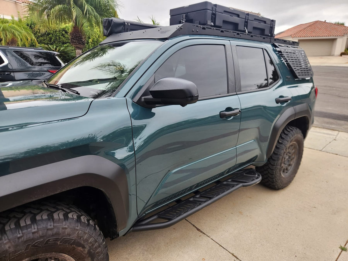 Topographic B Pillar Overlays - 2024+ Tacoma Double Cab / 2025+ 4Runner