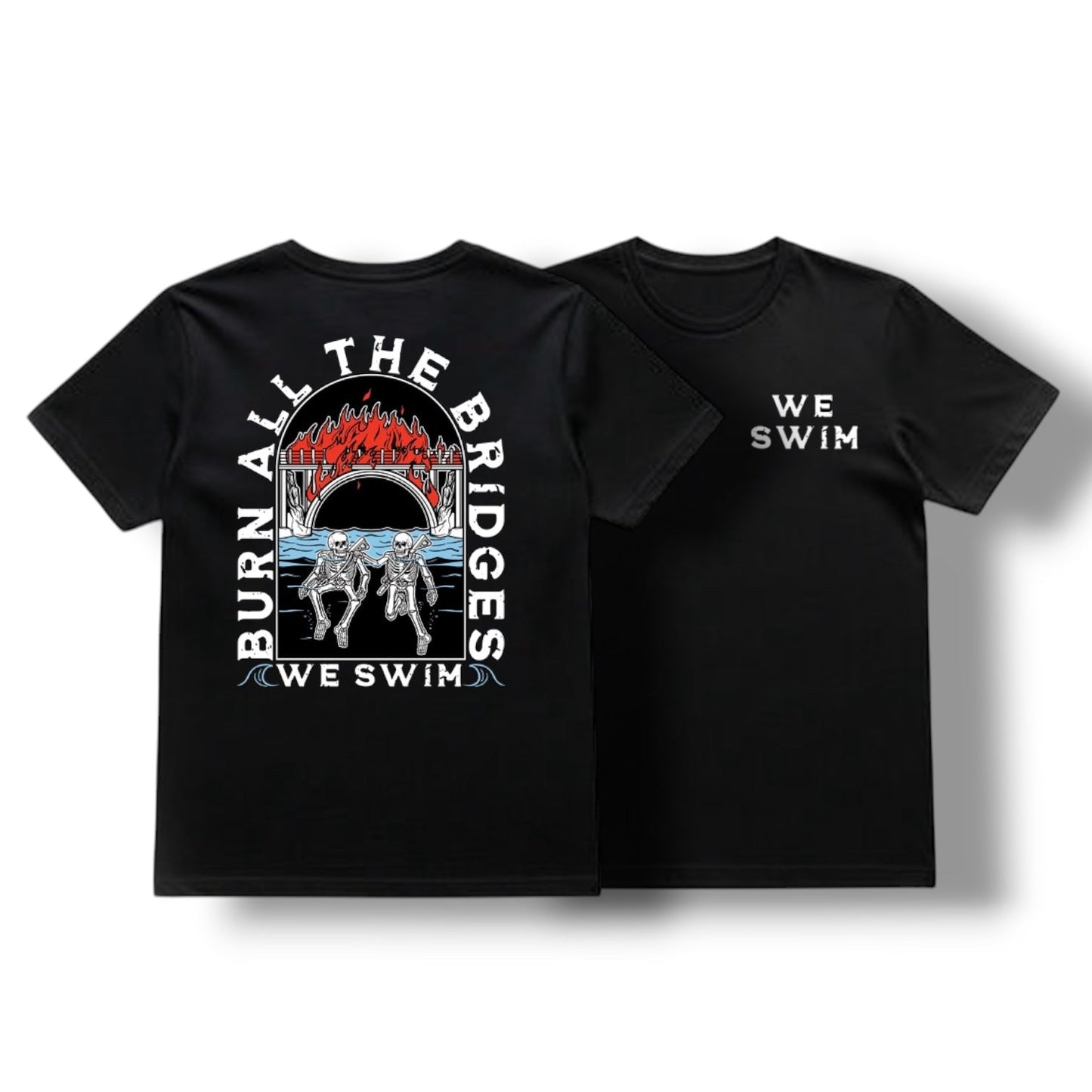 WE SWIM TEE (BLACK)