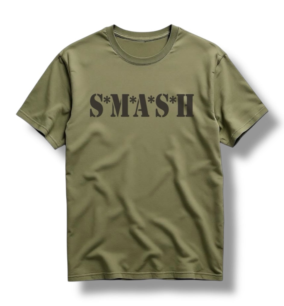 SMASH TEE (MIL GREEN)
