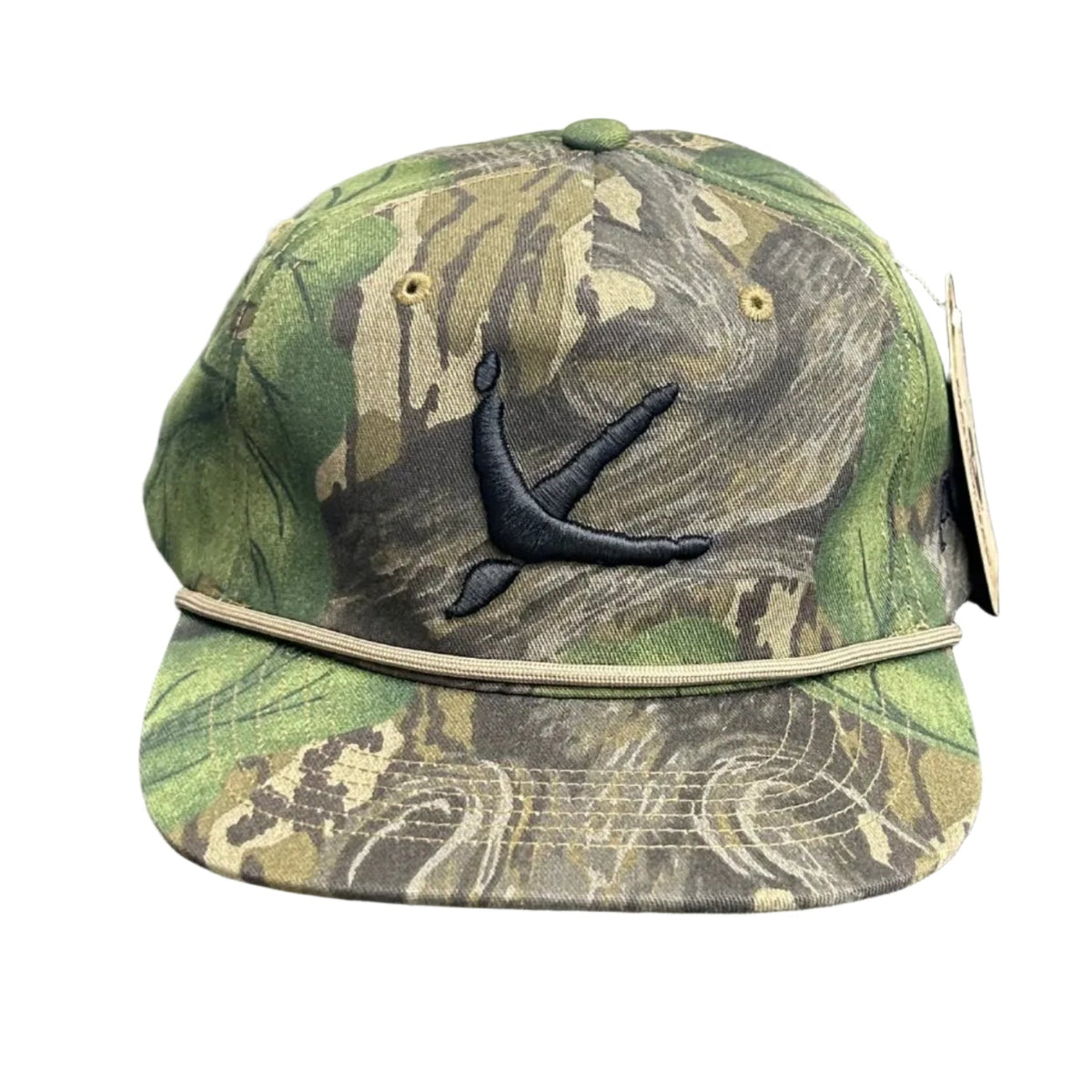 Old Rope Hat Mossy Full Foilage w/ Turkey Tracks