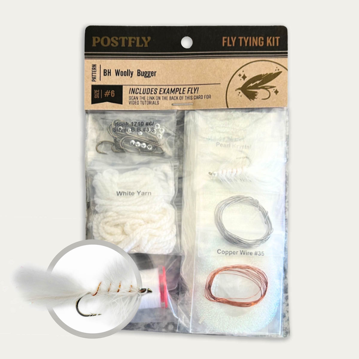 Fly tying kit | Bead Head Woolly Bugger #8