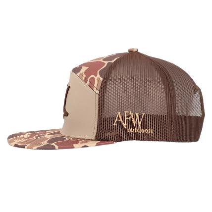 Turkey Tracks 7 Panel Brown Old School AFW Style
