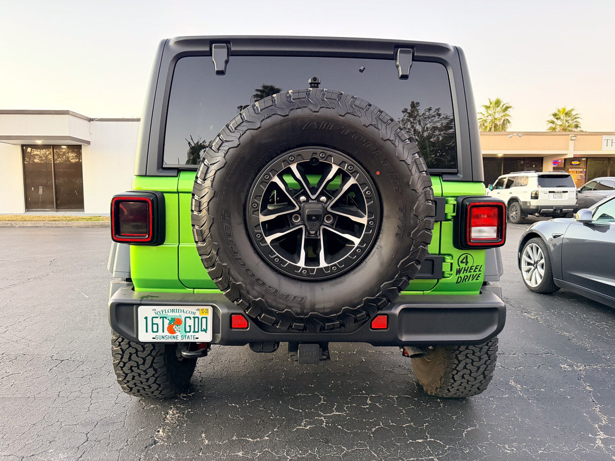 Halogen Tail Light Overlays - 2018+ Wrangler JL