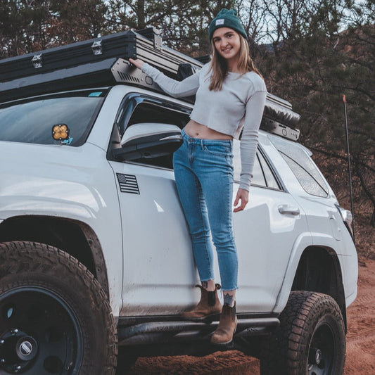 American Flag Magnets with Brilliant White Stars