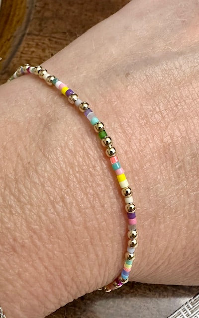 14K Gold Filled Summer Mashup Bracelet